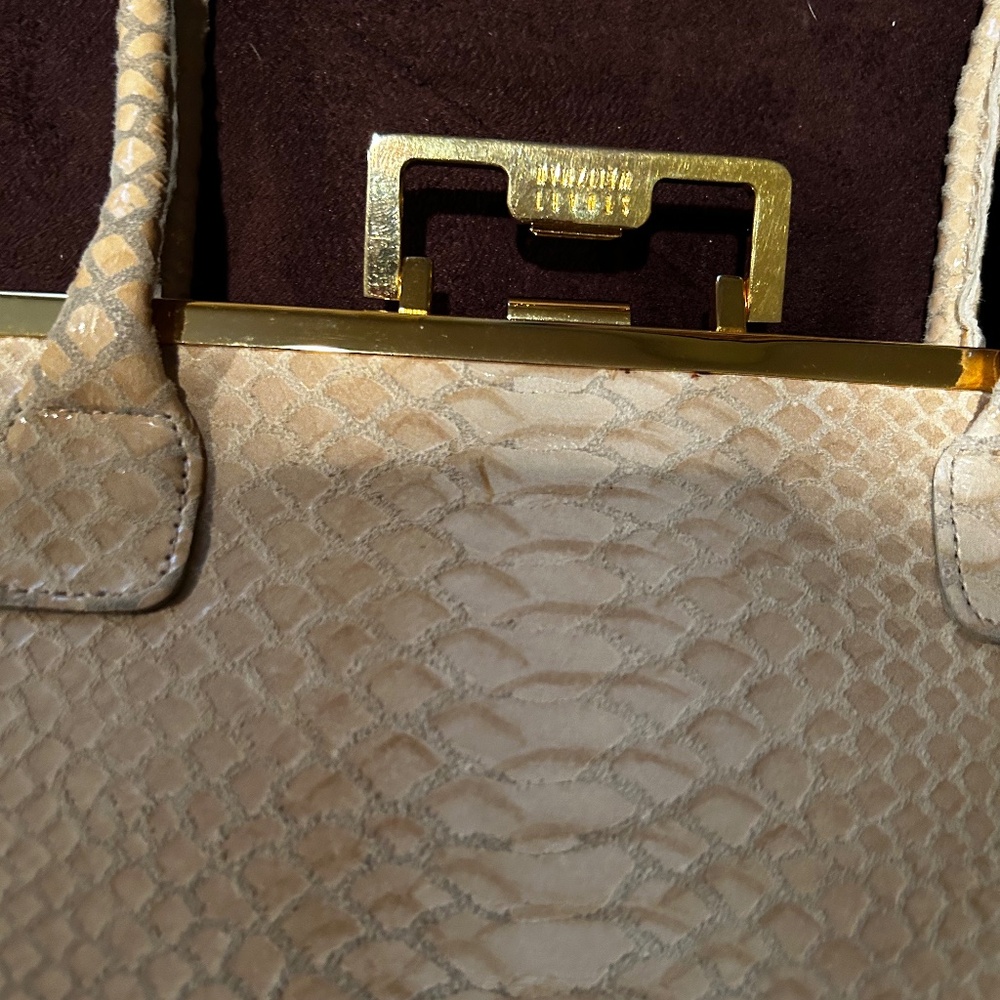 Stuart Weitzman Animal print suede shoulder bag